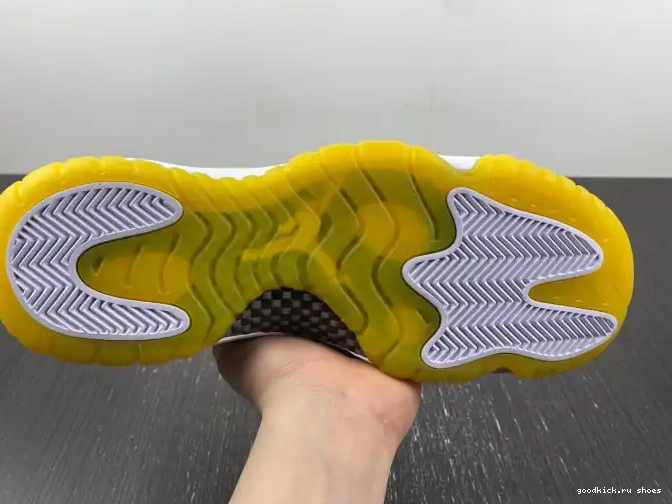 Rep AH7860-107 11 Low Air WMNS Jordan Yellow Snakeskin 0613